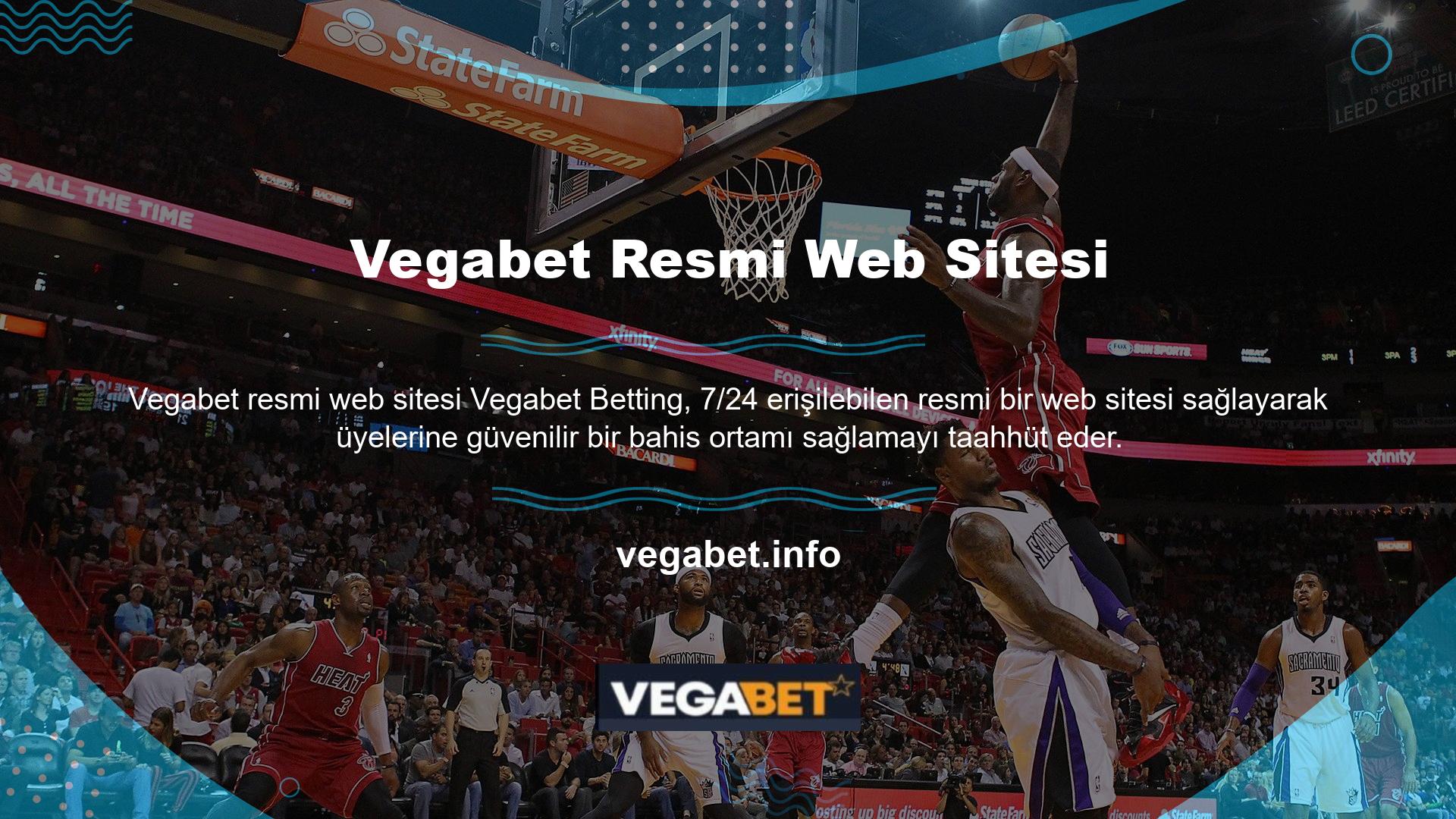 Resmi Vegabet sitesindeki bilgilere erişirken sitenin SNS hesabı kullanılabilir