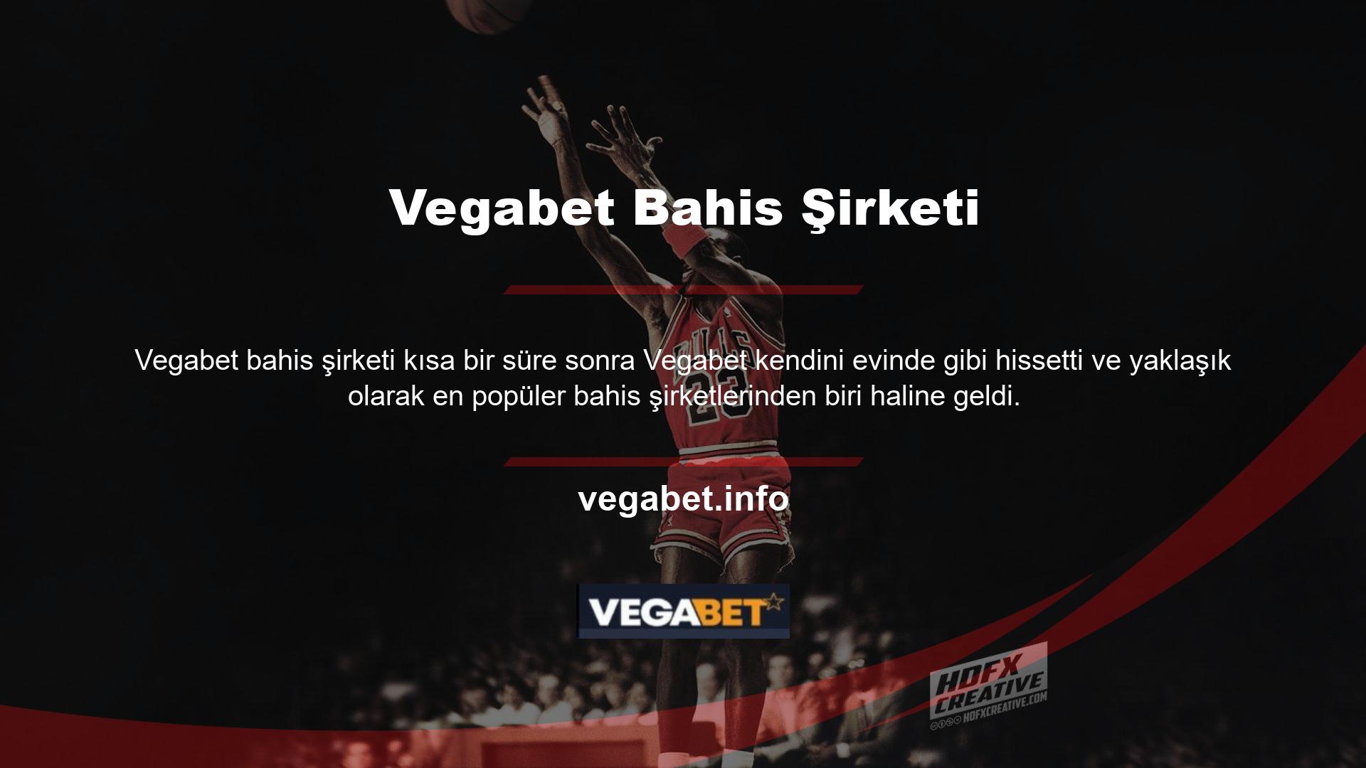 Vegabet web sitesi 'Türkçe kategorisi altında faaliyet göstermektedir