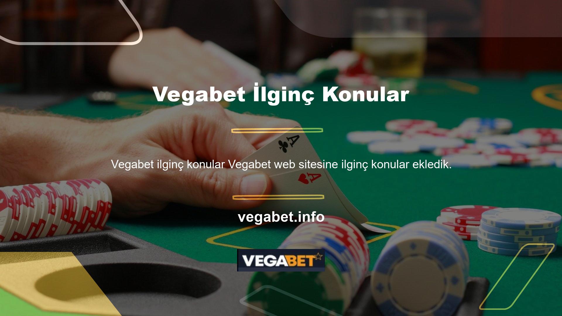 Aşağıdaki Vegabet hakkında sık sorulan sorular hakkında bilgi bulabilirsiniz